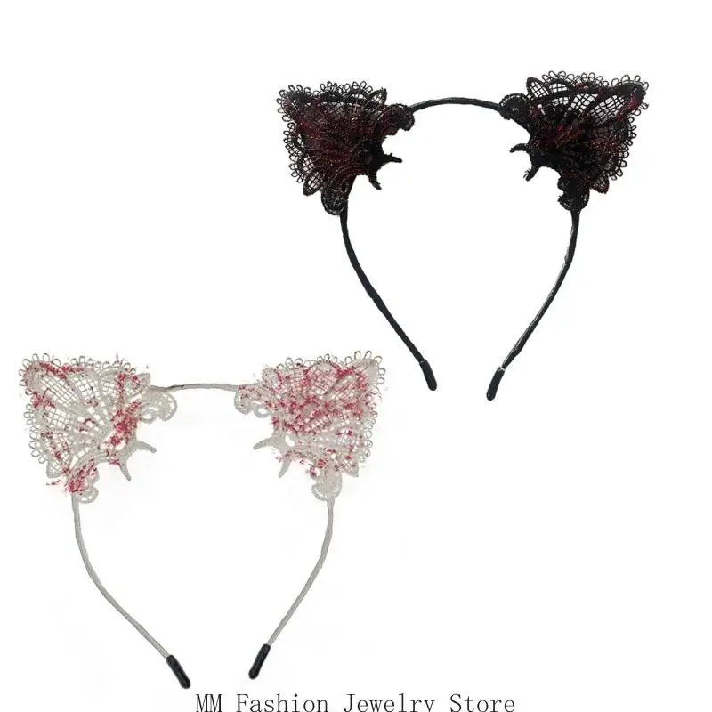 

D0UB перерабатываемый костюм на Хэллоуин, головной убор с кошачьими ушками, гибкий подходящий семейный костюм, инциденты