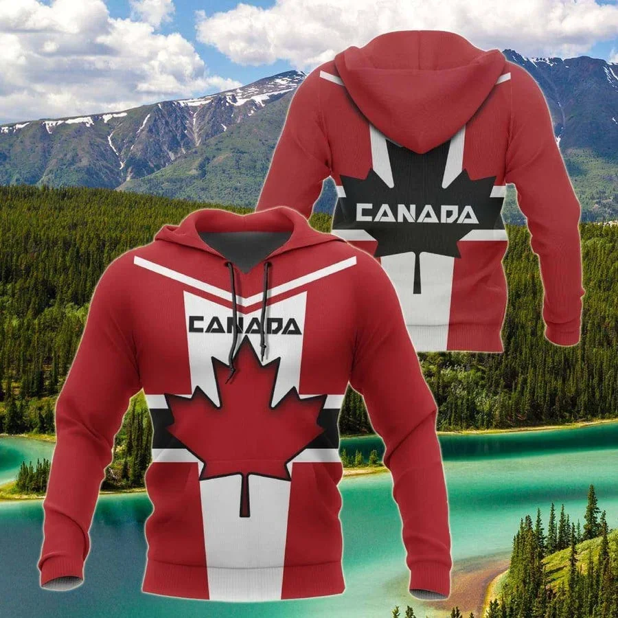 New Spring and Summer 3D print Newest Proud Canada Flag Team Art Funny Harajuku Causal Unique Unisex Hoodies/Sweatshirt/Zip