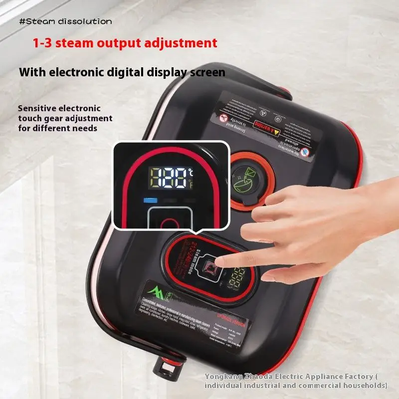 High Temperature and High Pressure Electric Steam Cleaner Multifunctional Cleaning Machine Suitable for Kitchen Hoods
