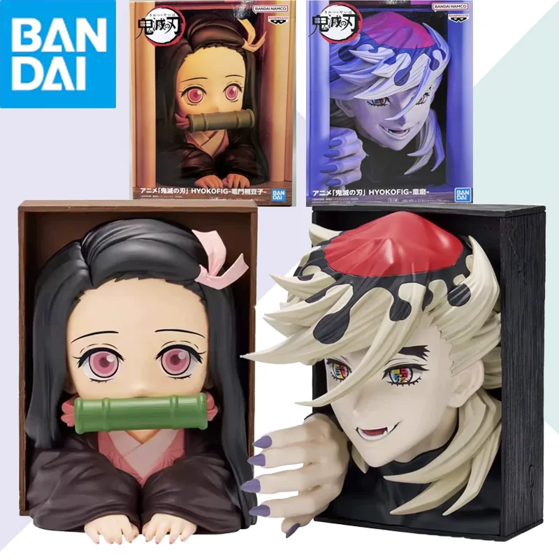 

BANDAI Genuine Demon Slayer HYOKOFIG Doma Kamado Nezuko Action Anime Figures Collection Model Toy Ornaments Holiday Gifts