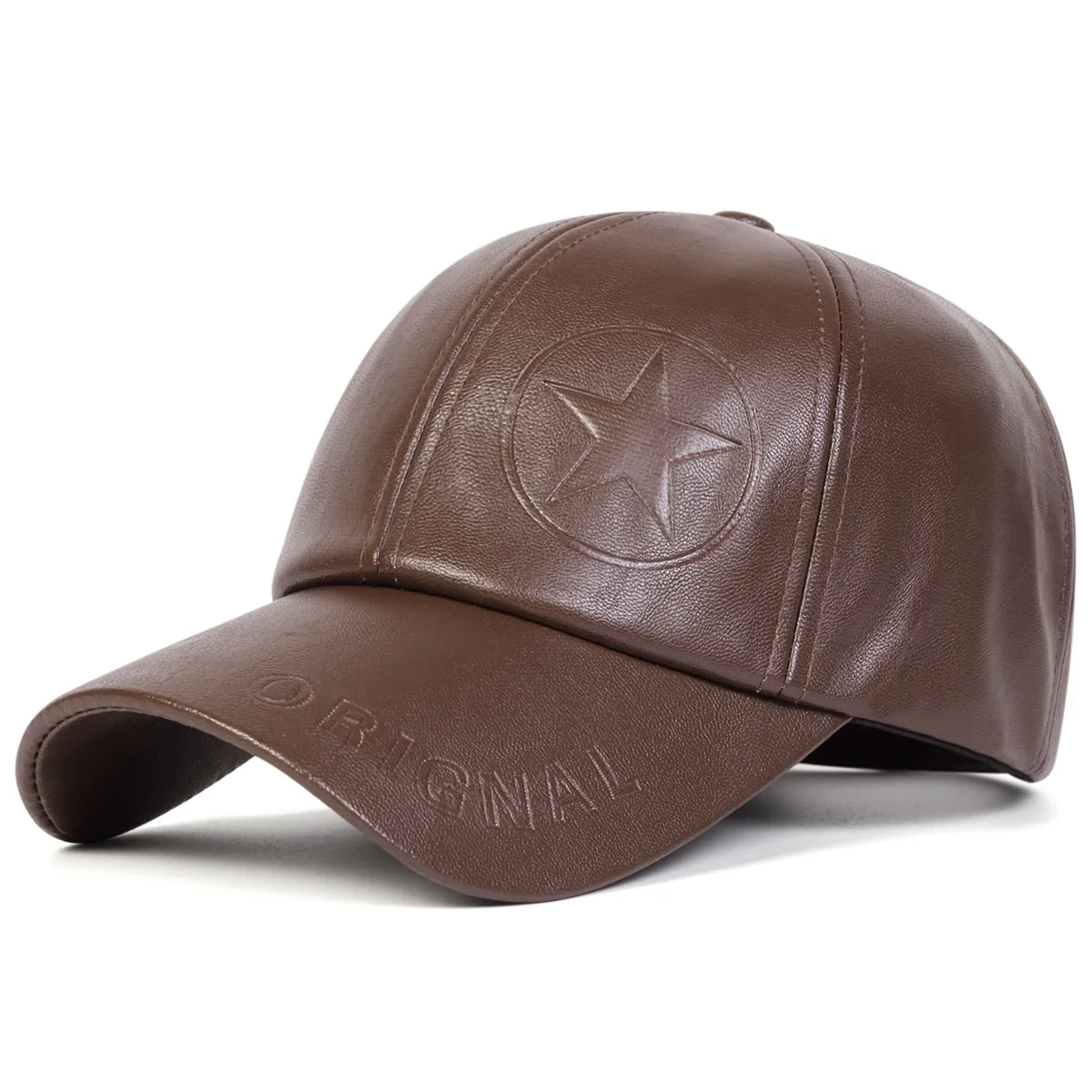 للجنسين الخماسي الأصلي بصمة بو الجلود قبعات البيسبول ربيع الخريف في الهواء الطلق قابل للتعديل قبعات عادية واقية من الشمس قبعة قبعة رياضية