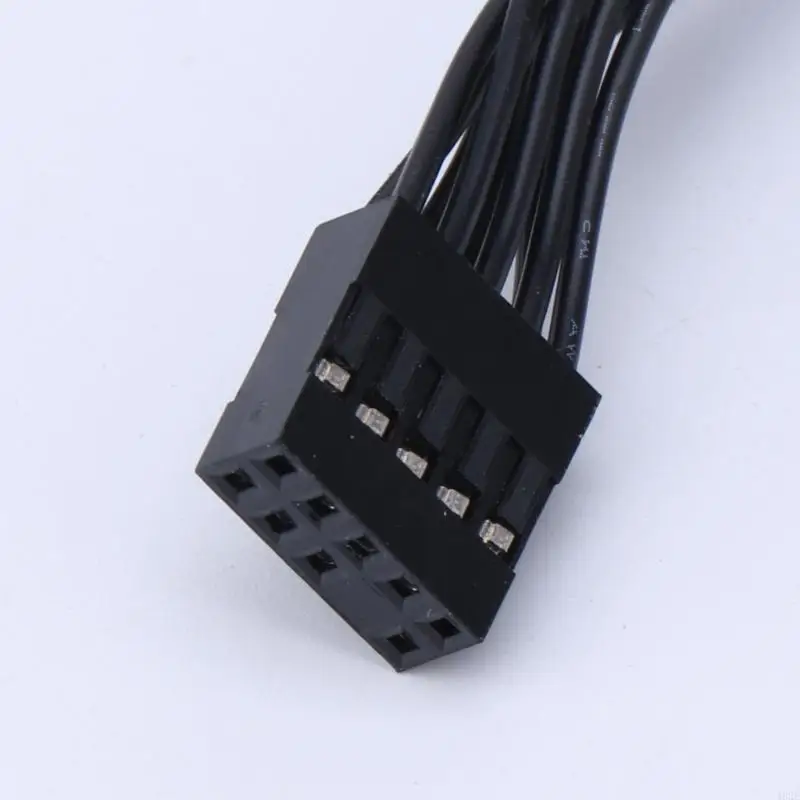 462E Computer Motherboard Front 9-Pin HDAudio Connector Cable for Desktops Laptop