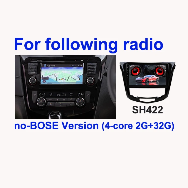 SINOSMART Car GPS Player for Nissan Qashqai J11 X-Trail Rogue 2013–2019 with Factory OEM NAV Support BOSE 360 PA image 3