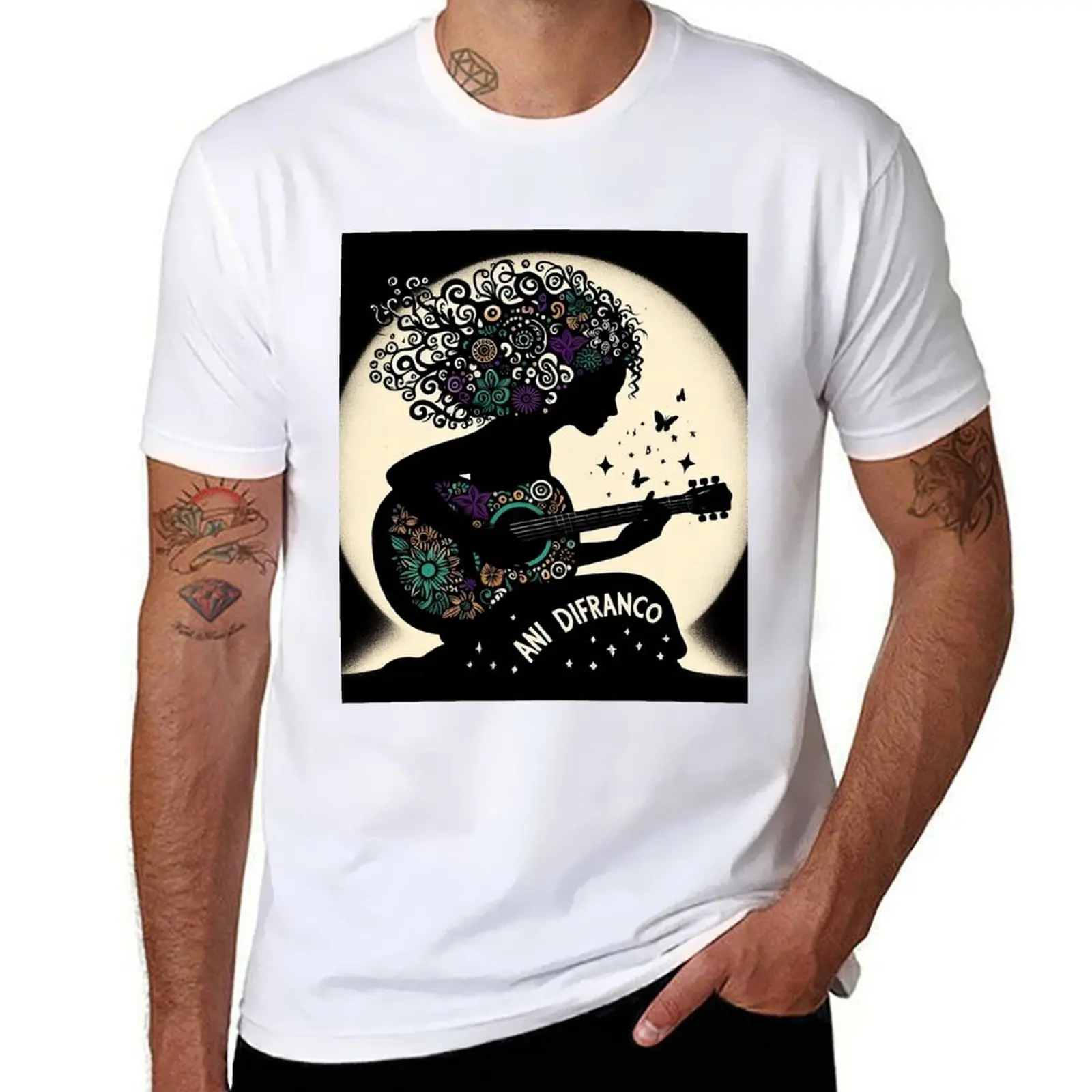

Ani difranco T-Shirt cotton tshirt 100% man t shirt heavy cotton T-Shirt