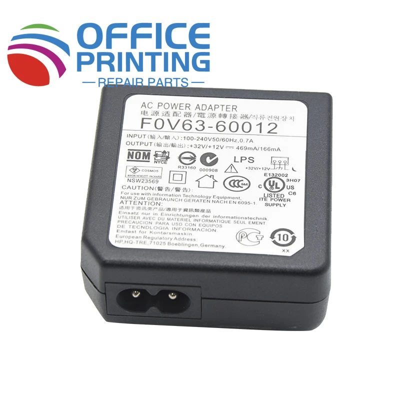 Adaptador de alimentação para HP Officejet, peças da impressora, F0V63-60012, F0V63-60013, 4538, 4650, 4535, 4678, 1Pc