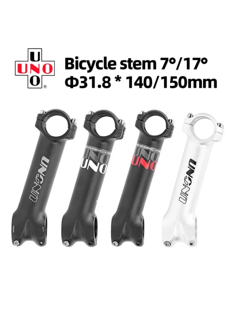 AliExpress Uno UNO Long Stem Mtb Power 140/150mm Bicycle Fork Stem Extension 7/17 Degree Handlebar Stem Riser Road Power Downstem For Bicycl