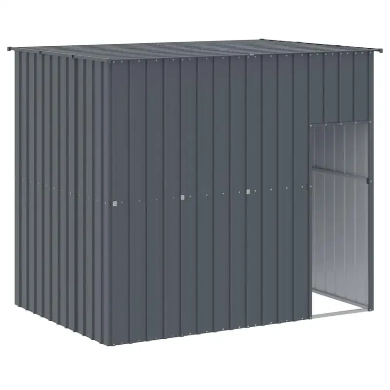 

Dog House Anthracite Galvanized Steel 84.3 x 60.2 x 71.3 in