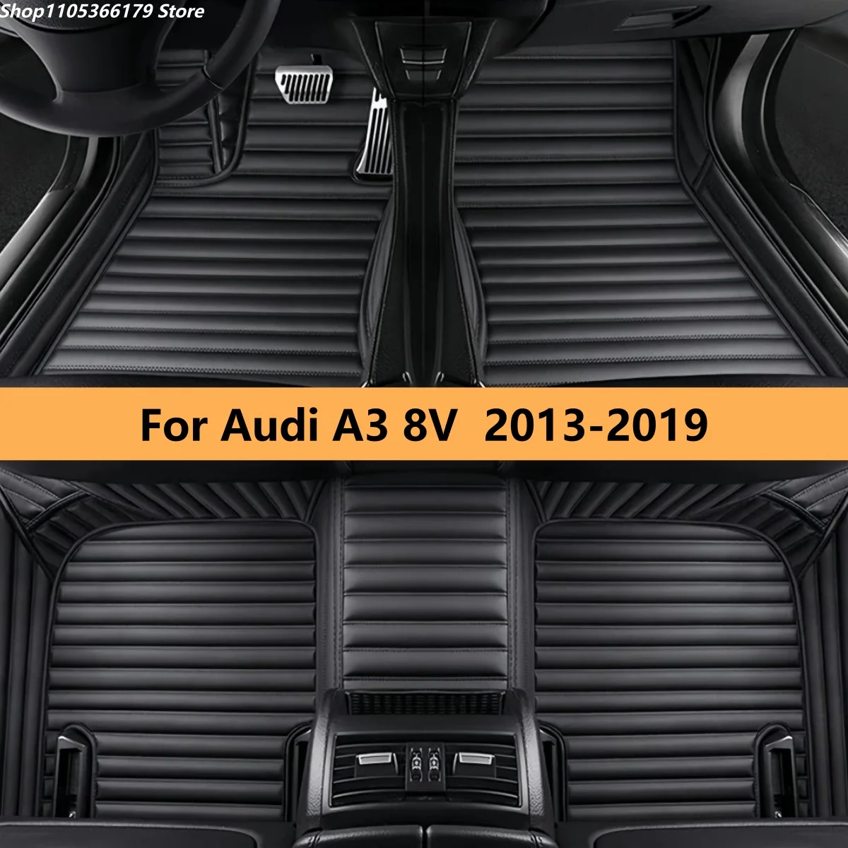 

Автомобильные коврики для Audi A3 8V 2013-2019 годов выпуска, подходят для мужчин и женщин, автомобильные аксессуары