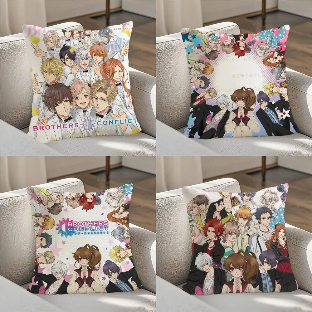

B-Brothers Conflict Anime Home decoration pillowcases are suitable for sofas, bedrooms, car pillowcases and square cushions