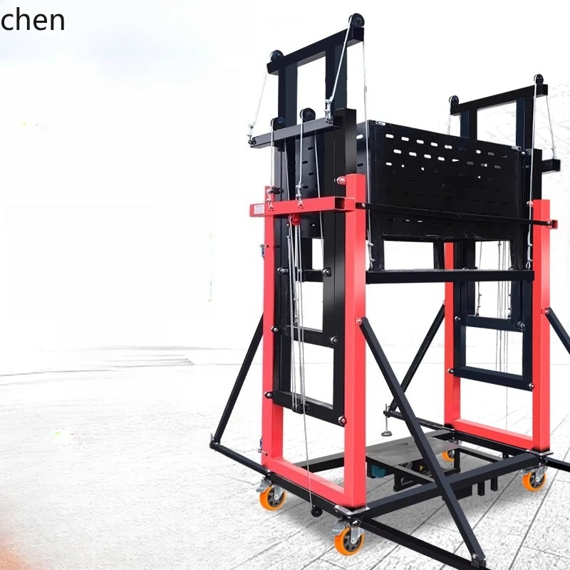 

electric scaffolding automatic remote control aerial work lifting platform mobile