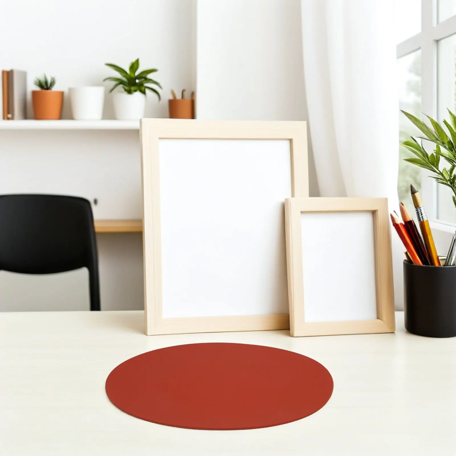 

Набор из 3 цветных круглых пробковых ковриков для мыши: моющиеся, удобные, нескользящие, водонепроницаемые, для офиса, школы, игр, с плавным курсором