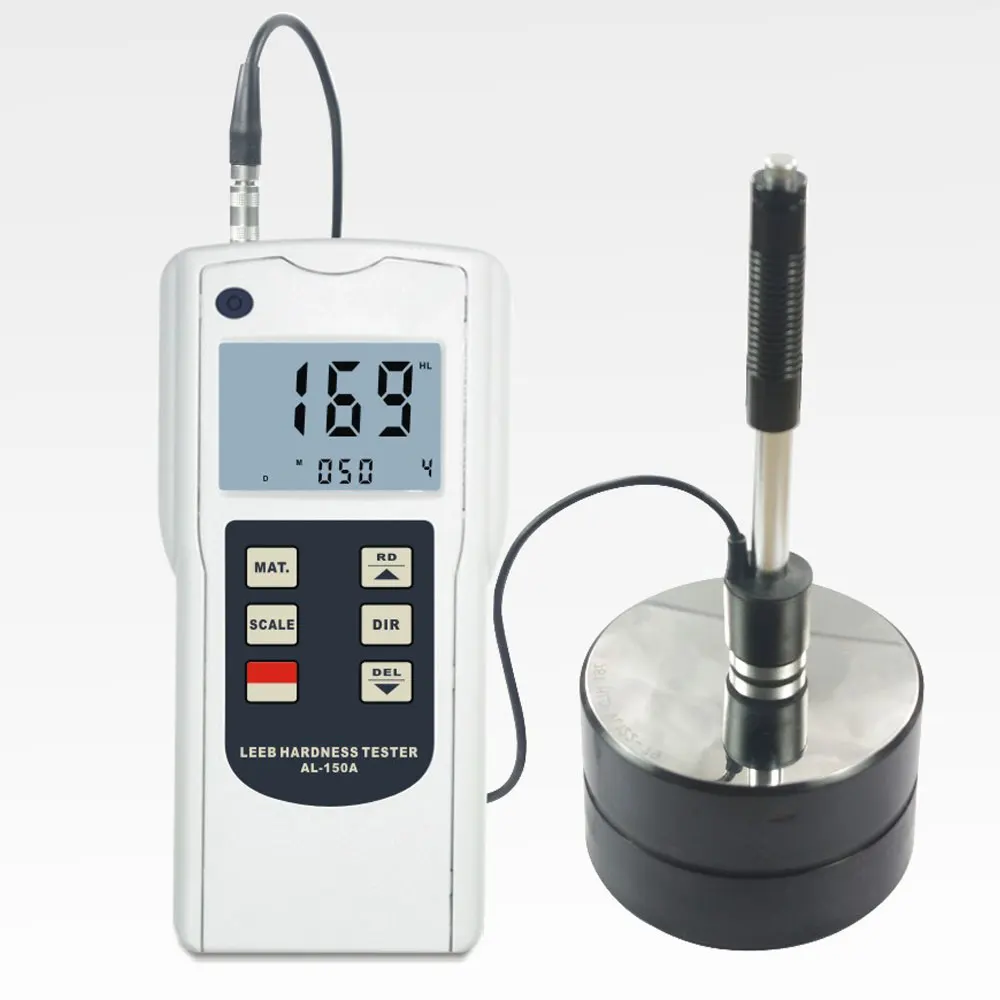 Portable Metal Hardness Tester AL-150A Digital Leeb Hardness Tester Store 250 measurements