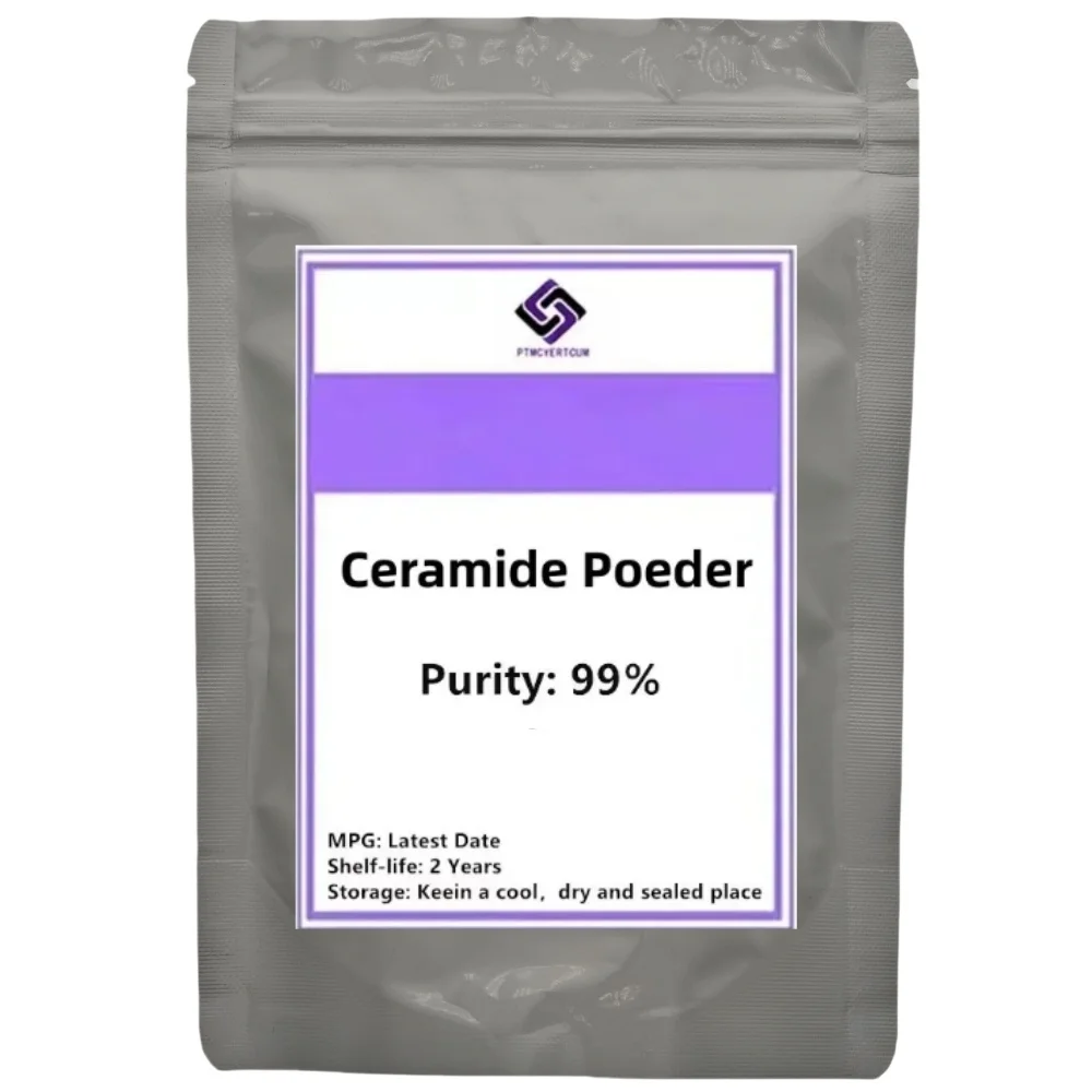 50g-1000g 99% Ceramide Powder Skin Whitening Ceramide Powder,cers,maintain Skin Barrier,moisturize,anti-aging,wrinkle Removing