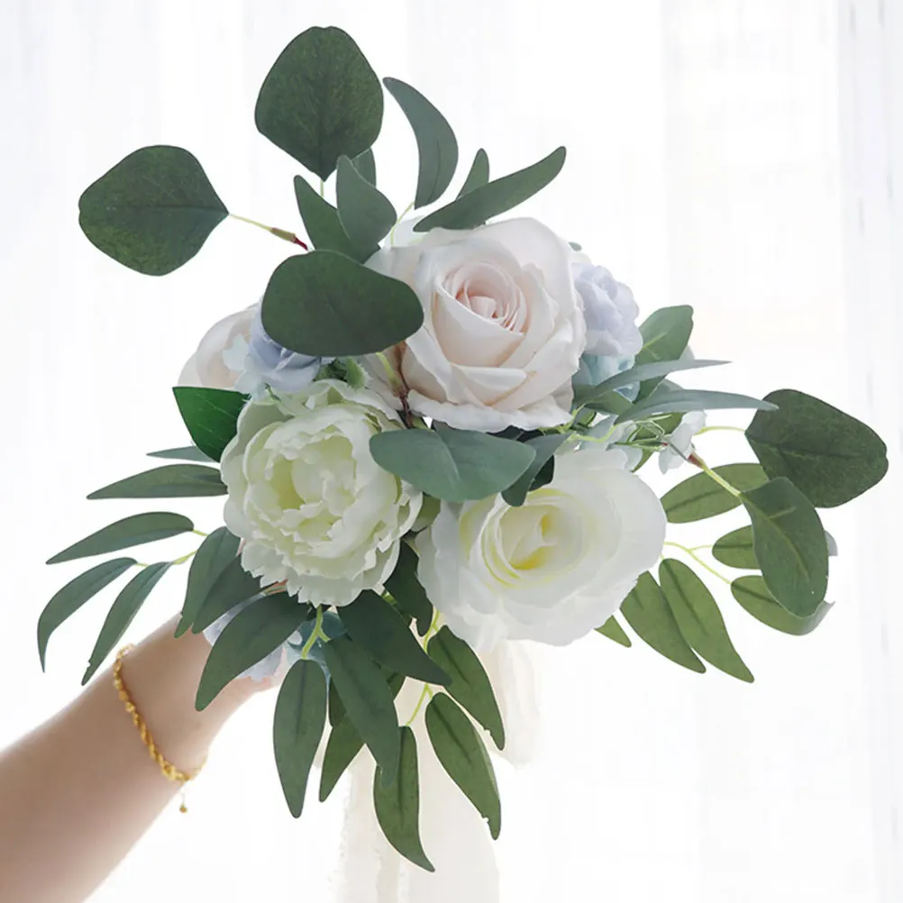 

Simulated Flower Table Flowers Wedding Simulation Fake Bouquet Bride for Artificial