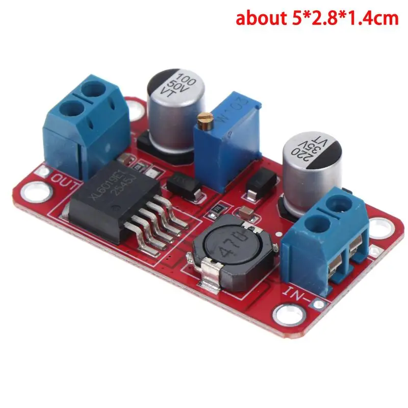 1Pcs XL6019 DC-DC Step Up Boost Power Module 5A High Power Adjustable Converter for LED Strip Power Supply