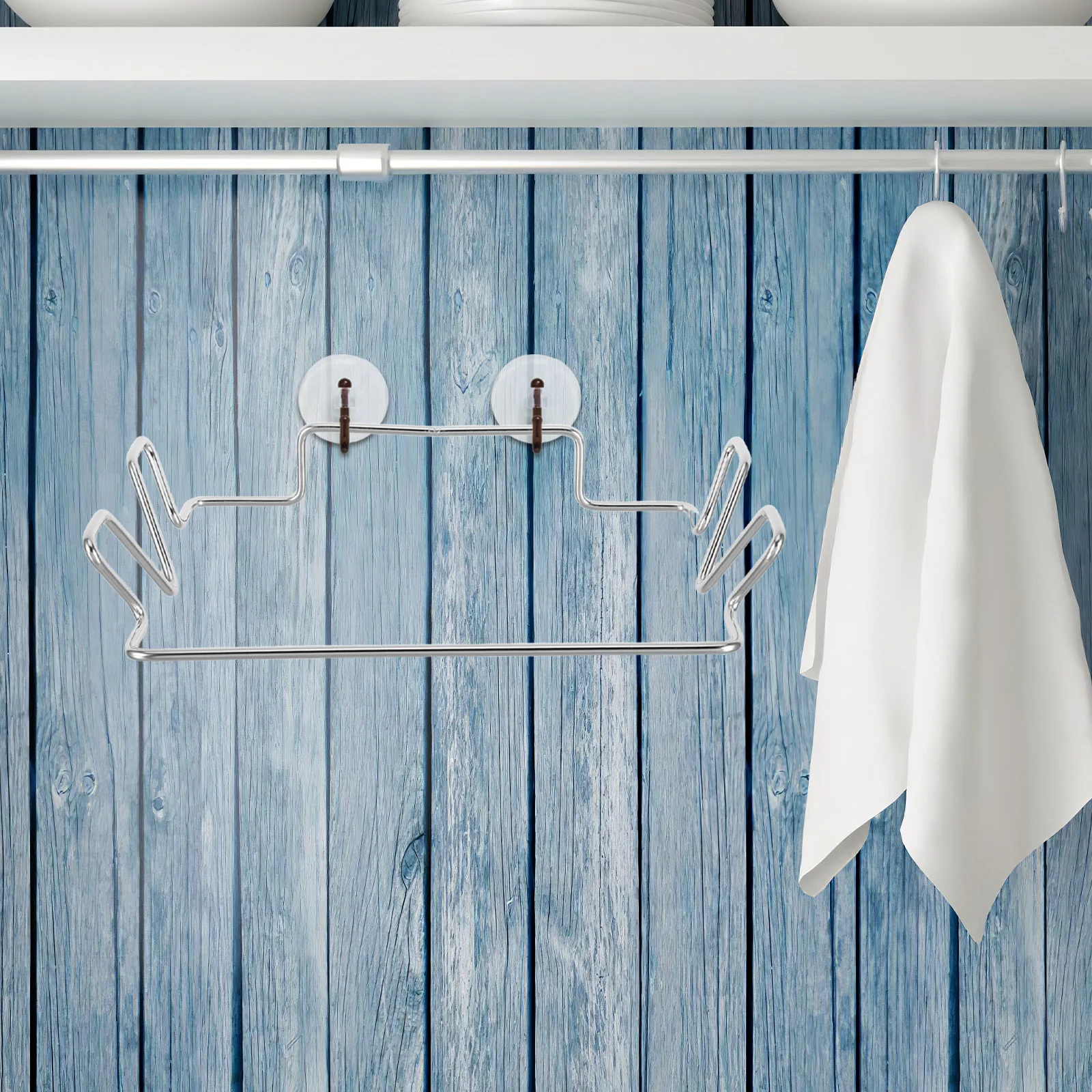 الفولاذ المقاوم للصدأ المطبخ كيس النفايات حامل رف الحائط كيس قمامة الإطار المنظم تحت بالوعة خزانة الباب موزع