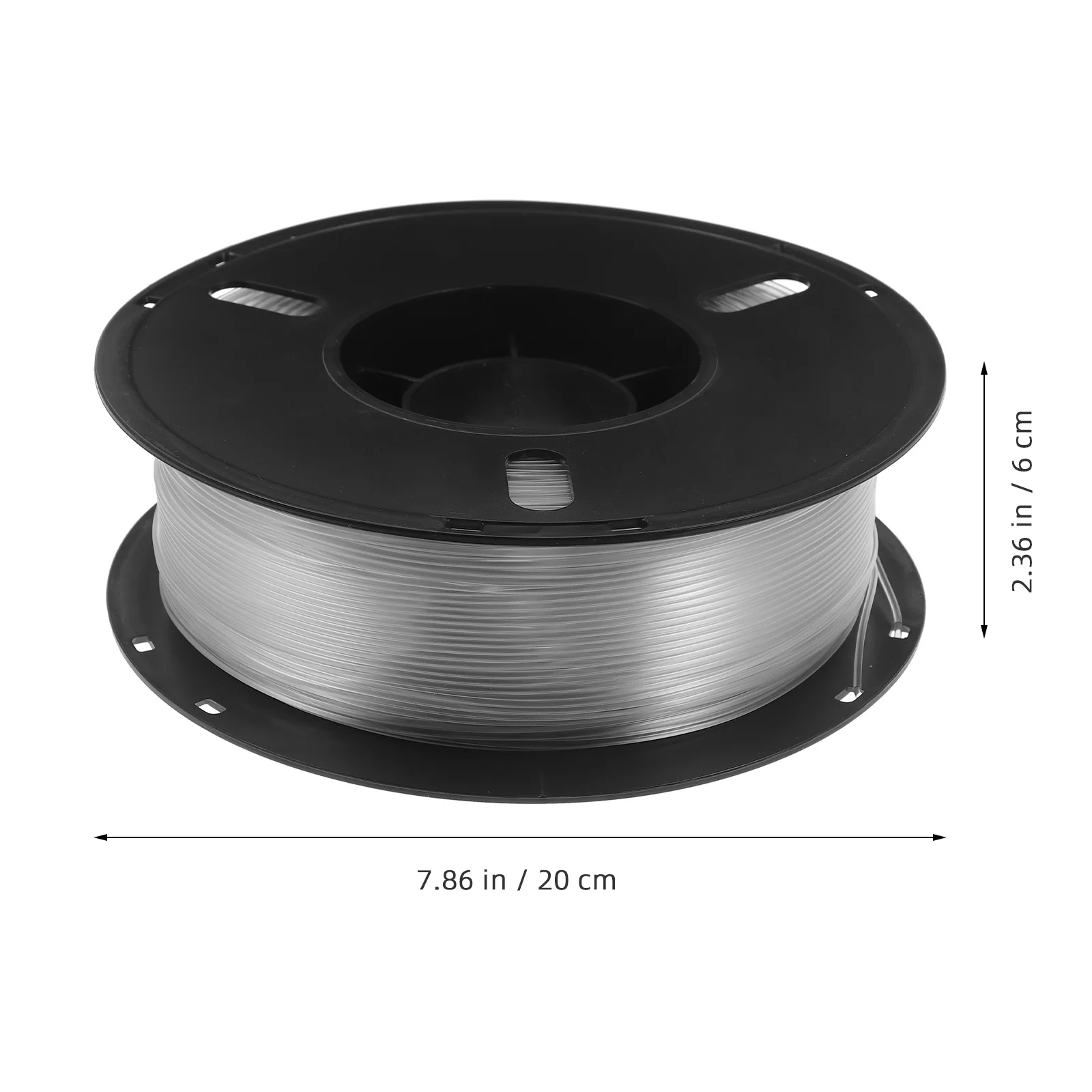 1 Roll 1.75Mm Petg Filament 75Mm Diameter Transparent Printer Filament High Strength For 3D Printing Projects 3D Printer