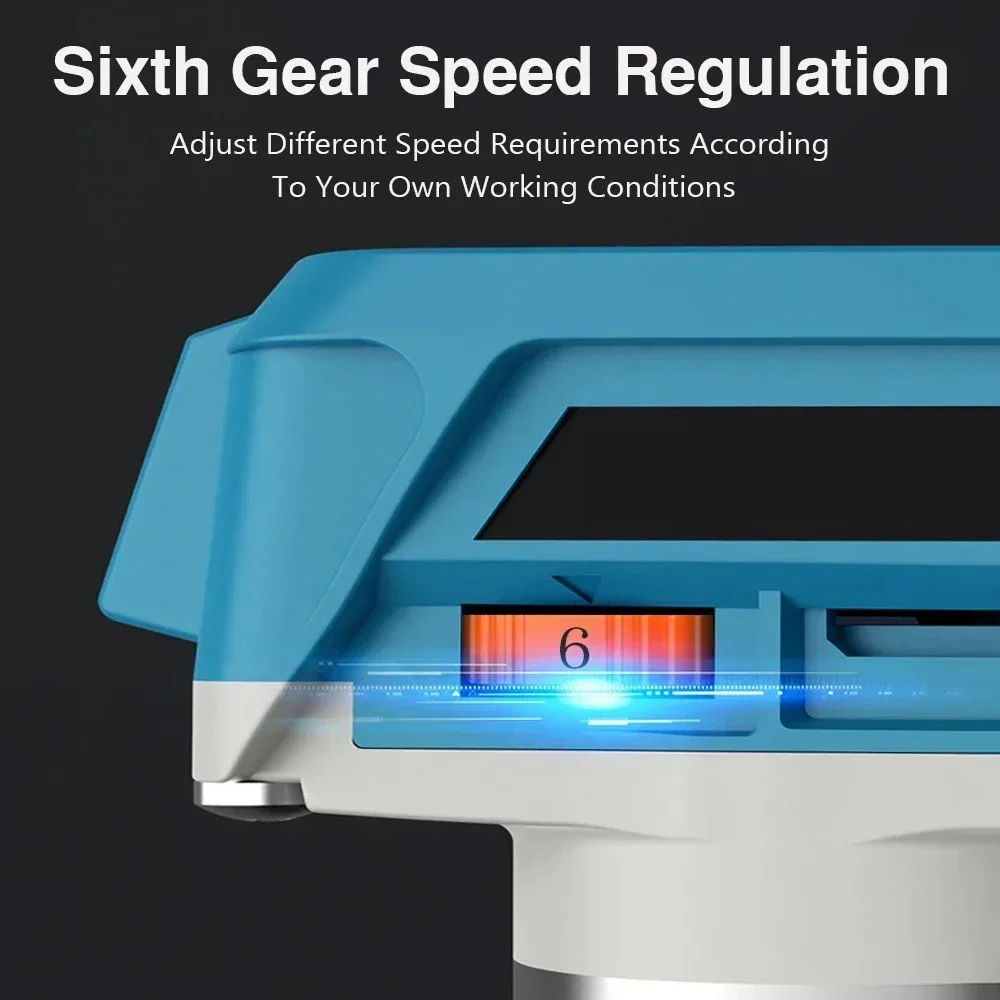 6 سرعات فرش يده الكهربائية المتقلب اللاسلكي جهاز توجيه الخشب 6/6.35/8 مللي متر النجارة النقش الشق لبطارية ماكيتا