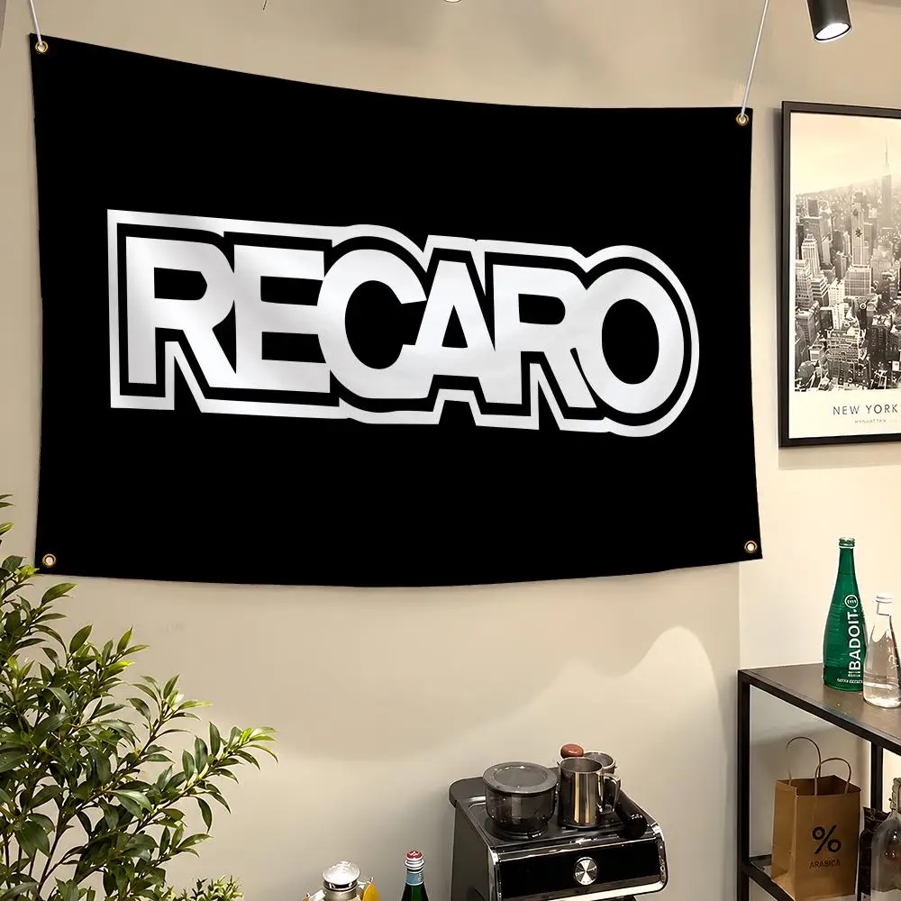 Brand R-RECARO Sportster CS Race Seats Flags Wall Hanging Flag Banners For Birthday Parties Outdoor Bedroom Dorm Room Decor