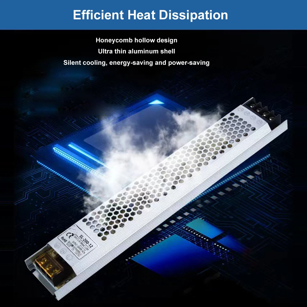 12V 24V LED Power Supply Unit AC 220v To DC 12 Volt Transformer 60W 300W 400W Fonte 500W Converter for LED Strip Light Driver