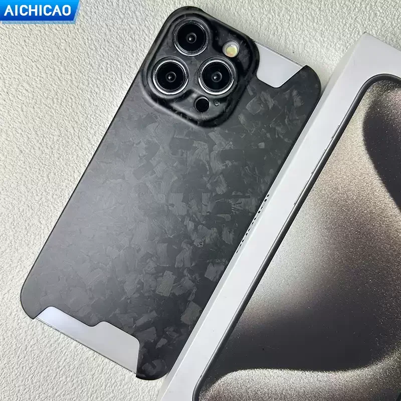 ACC - Etui na telefon z prawdziwego włókna węglowego do iPhone'a 16 Pro Max Ultracienkie, odporne na wstrząsy etui z czystego włókna węglowego iphone16 Pro