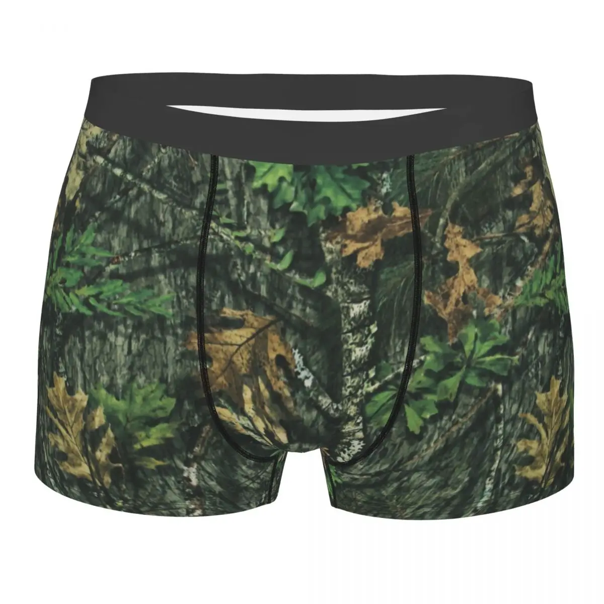 

Модные мужские трусы-боксеры с камуфляжным принтом Mossy Oak Obsession для охоты на индейку, эластичные камуфляжные трусы-брифы