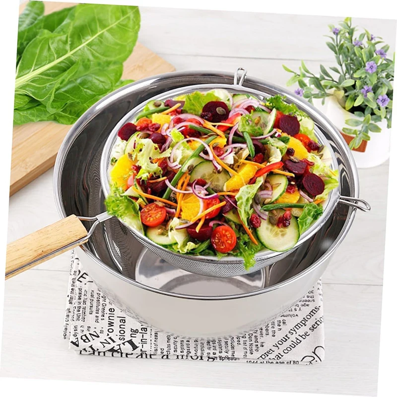 Frying Oil Strainer, Drains & Filters for Deep Frying. 30cm, with Handles, Easy to Clean - Image 5