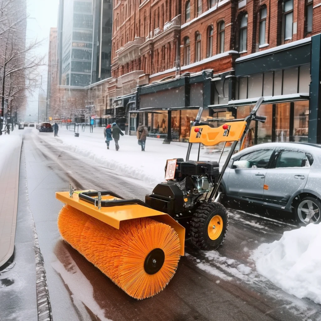 

Direct Sales Factory 6.5HP High Quality Snow Plow Non-skid Tires in Various Scenes of Snow Without Obstacles