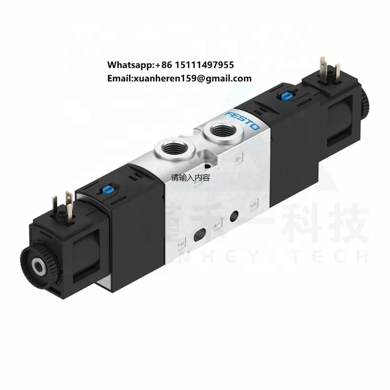 

Festo Ready to Ship Solenoid Coil 230 V AC Solenoid Valve Proportional Directional Control Valve VUVS-L30-M52-AD-G38-F8 575594