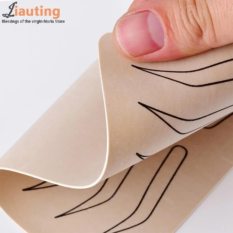 

1 Pcs Silicone Blank Eyebrow Brow Tattoo Permanent Makeup Supplies Microblading Practice Skin Tattoo Beginner Exercise Tool