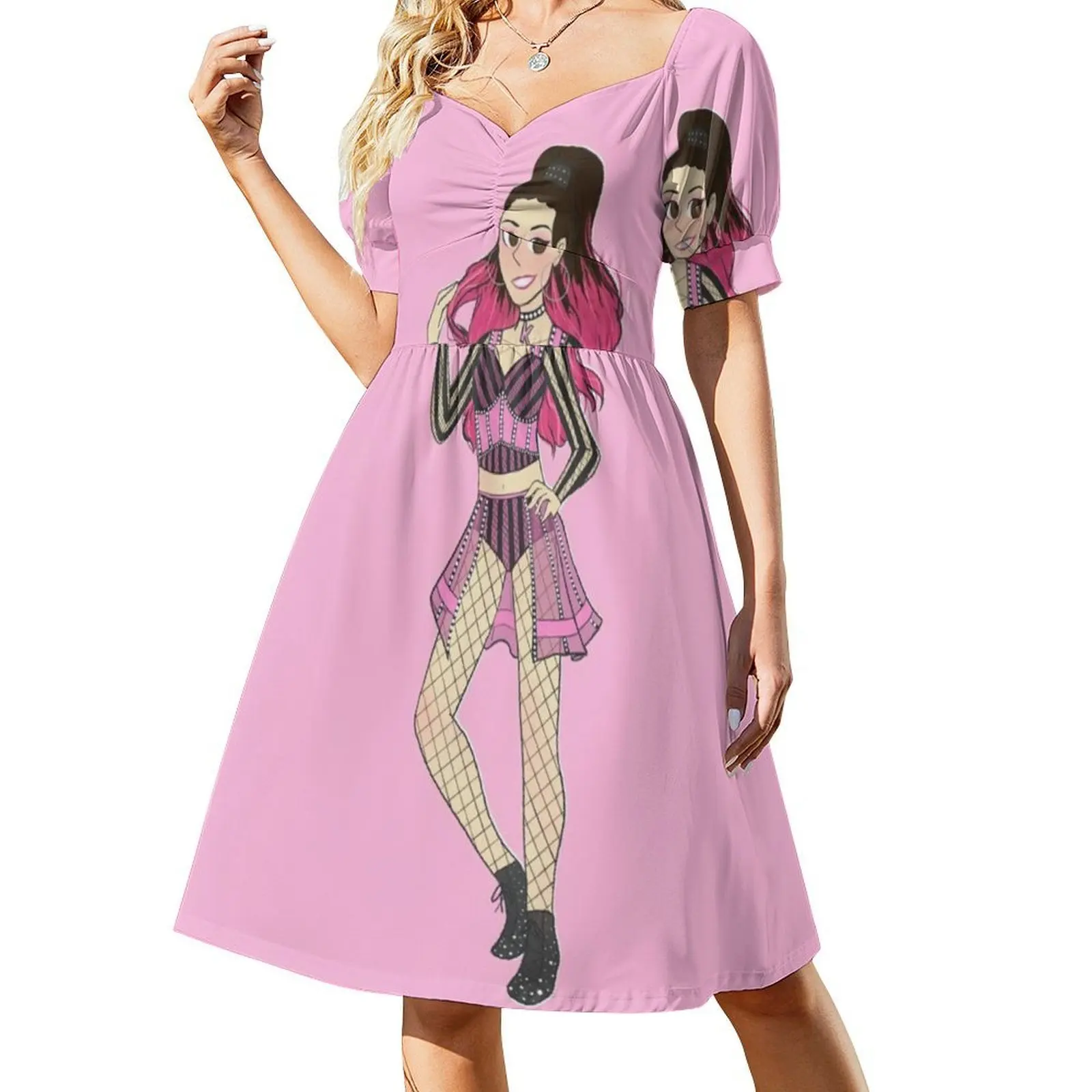 فستان كاثرين هوارد-Six The Musical على شكل قلب فستان أنيق للحفلات الصيفية للنساء كاثرين هوارد كاثرين #2