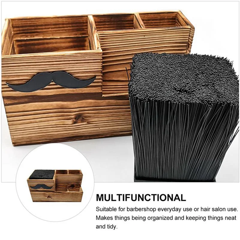 

AB13-4X Wood Hairdressing Tool Box Hair Salon Shear Holder Hair Cutting Scissors Rack Storage Container Barber Tools Holder