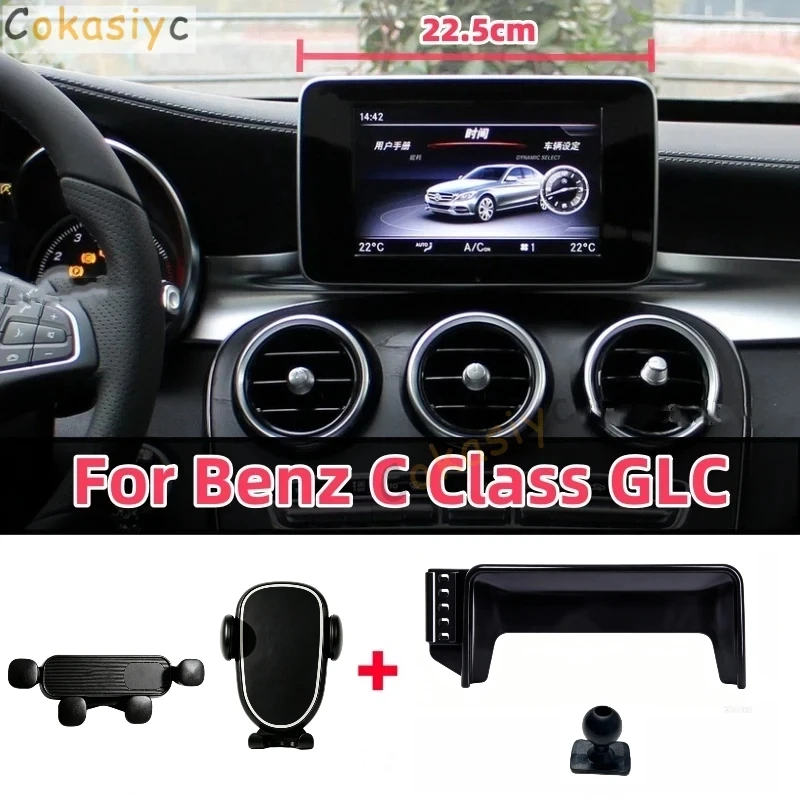 Für Mercedes Benz C Klasse 2015-2018 GLC 2016-2019 C253 7-zoll Auto Telefon Halter Feste navigation Halterung Basis Auto Zubehör – Detail 1