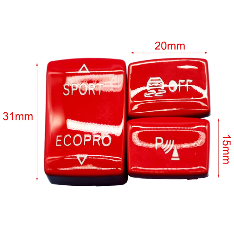 Car ESP Antislip Switch Sport Buttons Radar Sensor Key For BMW 1 2 3 4 Series F20 F21 F22 F23 F30 F31 F34 F35 F32 F36 Red Blue