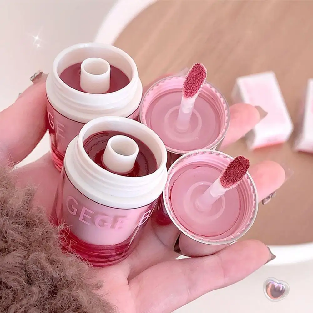 Gloss Lip Balm Water-Gloss Mirror Finish, ให้ความชุ่มชื้น, ให้ความชุ่มชื้น, ไม่เหนียวเหนอะหนะ, Cup-Proof, เครื่องสําอางริมฝีปากอวบอ้วน