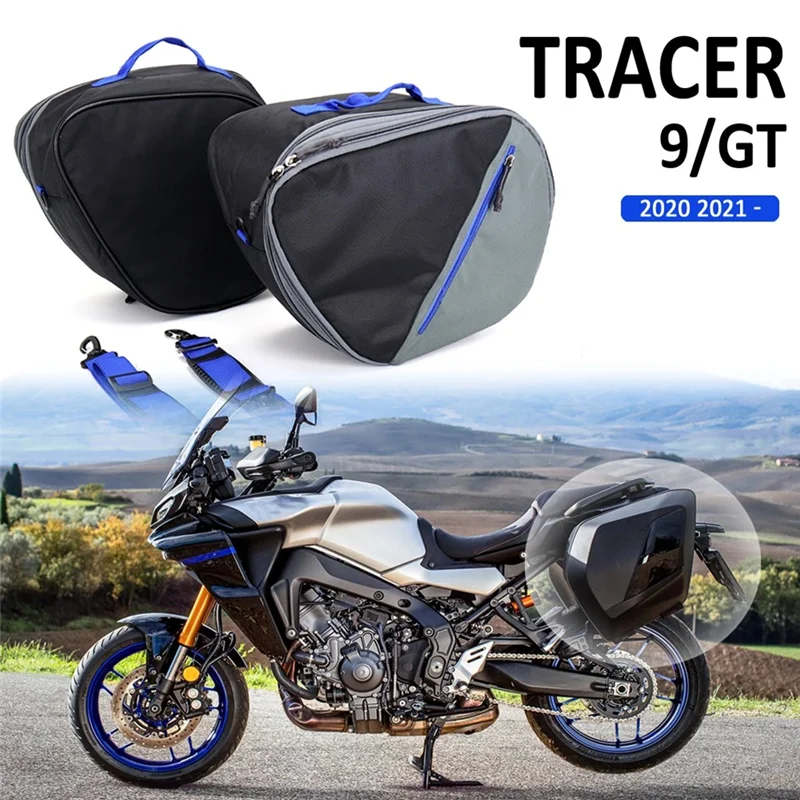 Motorcycle Luggage Bags Expandable Inner Bags Pannier Liner Tool Box Saddle Bag for Yamaha Tracer 9 / 900 GT