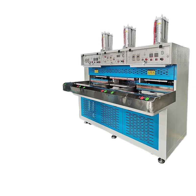 Picture 6: Dongguan high-frequency multi-station motion upper computer shaping machine new conditions tactical helmet hot-pressed plastic