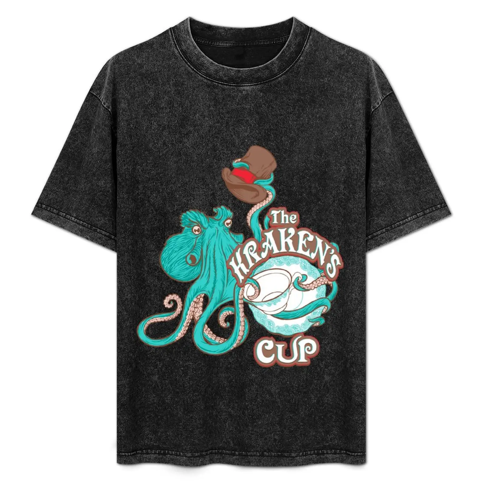 

The Kraken's Cup Logo T-Shirt Running Gym Short Sleeve Sports Tee