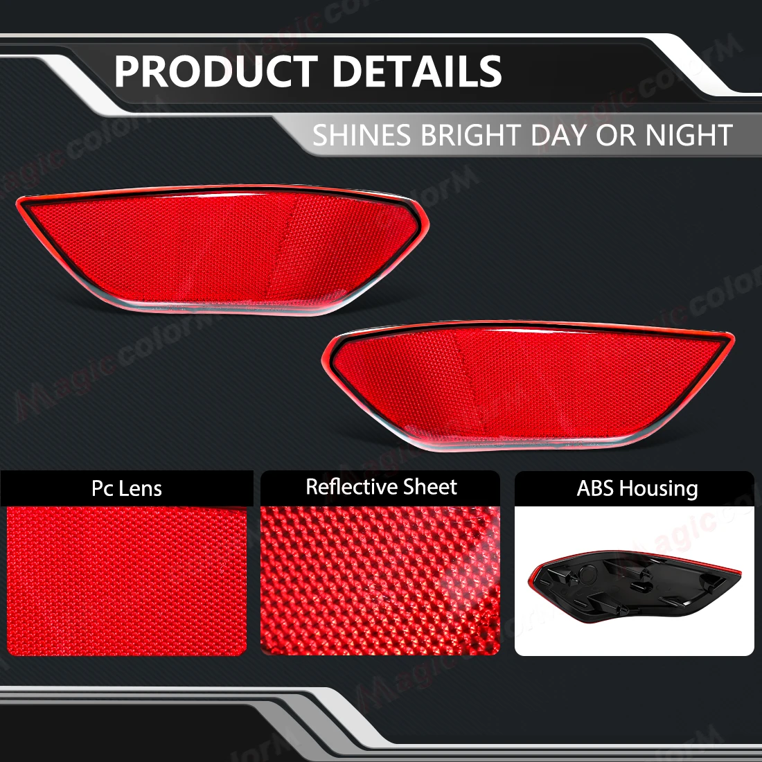 Car Rear Bumper Fog Lamp Reflector For Porsche Cayenne 2011 2012 2013 2014 Reflective Strips Stop Light 95863110500 95863110600