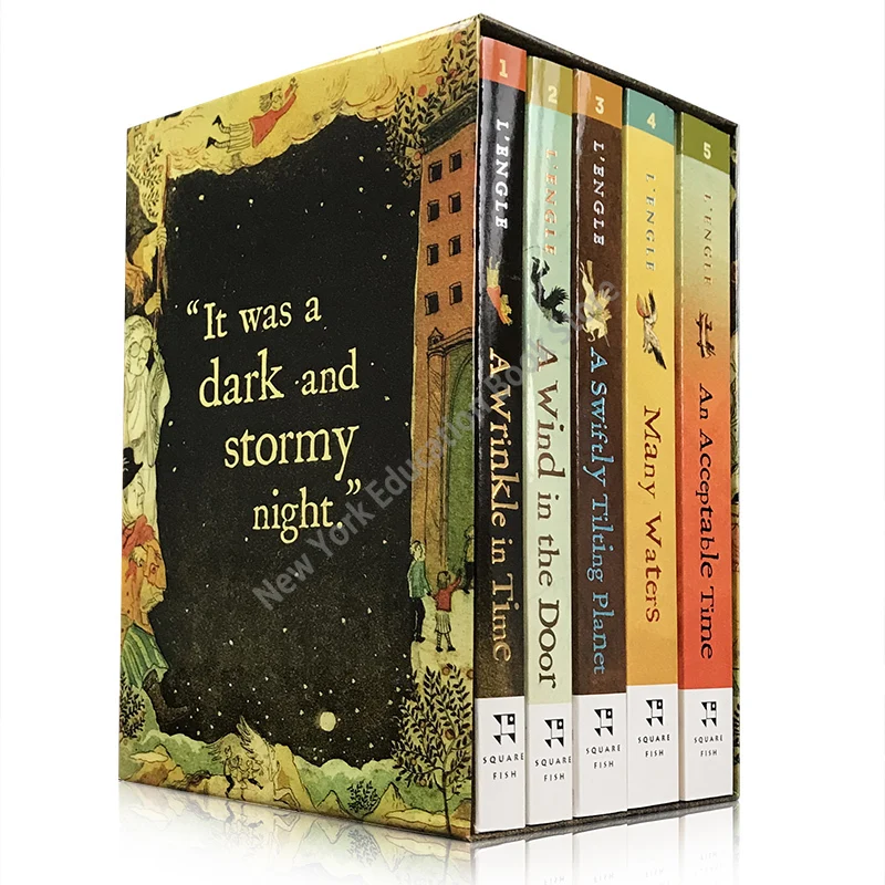 

The Wrinkle in Time Quintet A set of 5 books Original English fiction book Classic literature book