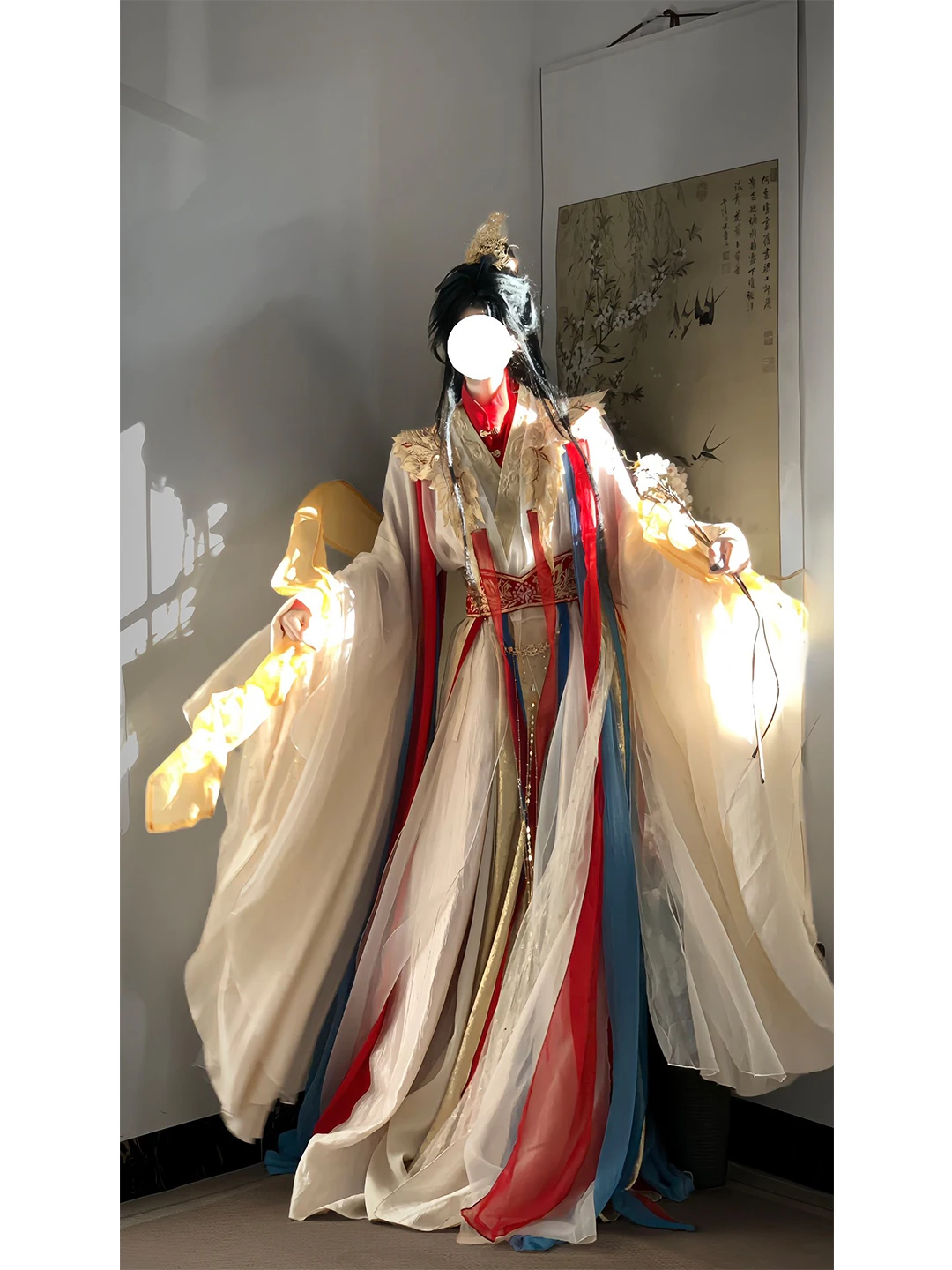 Spring Autumn Straight Skirt Hanfu Set for Men And Women Youthful Martial Arts Cosplay Costume Ancient Style Traditional Chin...
