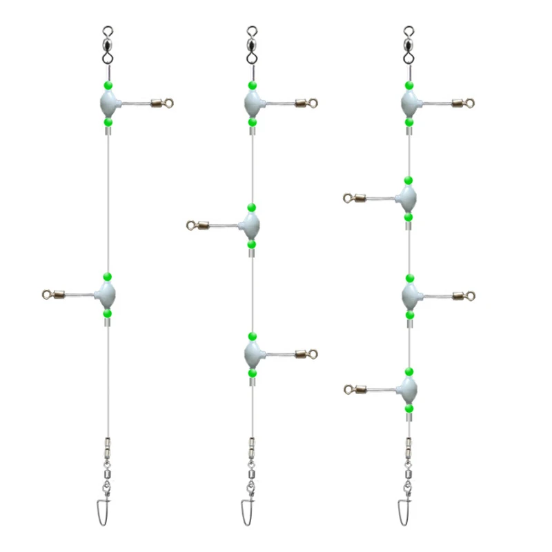 PD Fishing Tackle Single Bead Tenpin Sea Fishing Set Luminous Boat Fishing Accessories Highly Sensitive Wreck Long Casting4