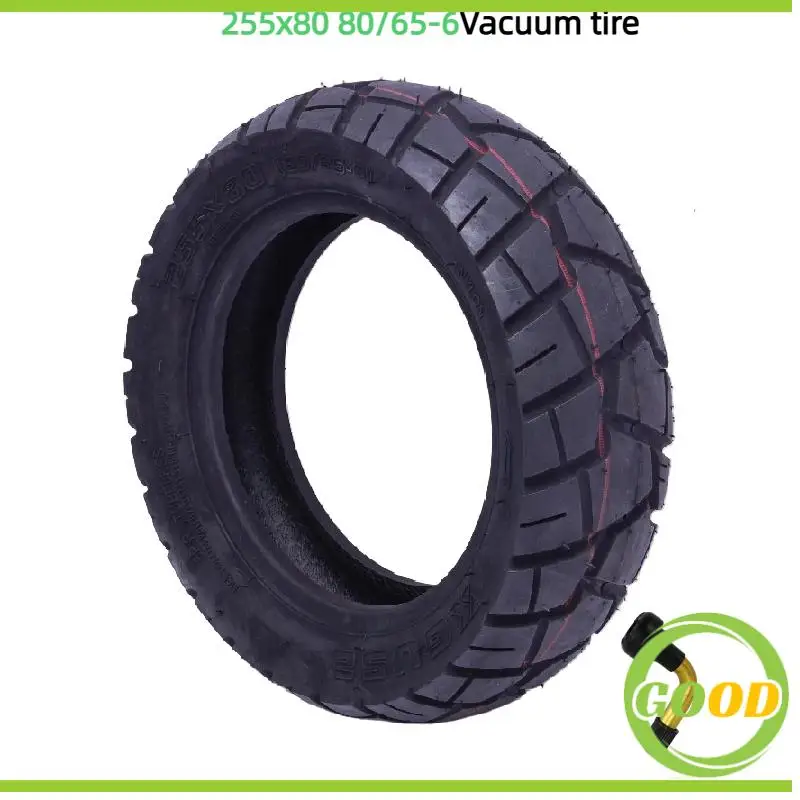 

Off Road Tires 10 Inch 255x80 80/65-6 Vacuum tire Scooter Parts For Kugoo M4, Quick 3, Zero 10X, Speedual