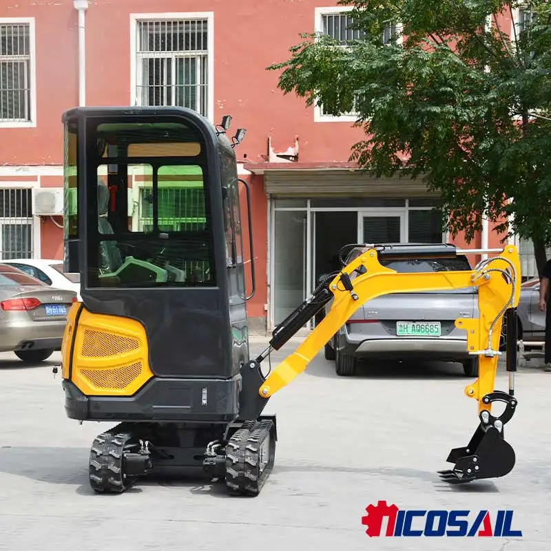 

Small Mini Hydraulic Crawler Excavator for Farm and Garden Work with Parts - Affordable Price