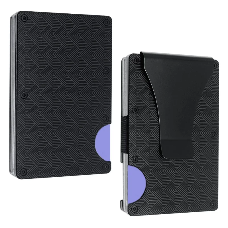 Wallet Carteira RFID Luxury Minimalist Metal Tarjetero Aluminio Hombre Business Porta Tarjeta Identificacion New Bring Pochette