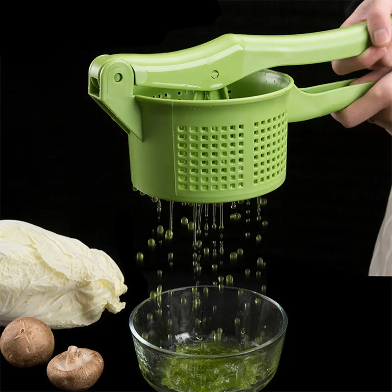 Vegetable Stuffing Squeezer Plastic Handheld Fruits Press Dryer Squeezer Water Remover Extruder Lemon Squeezing Kitchen Tool