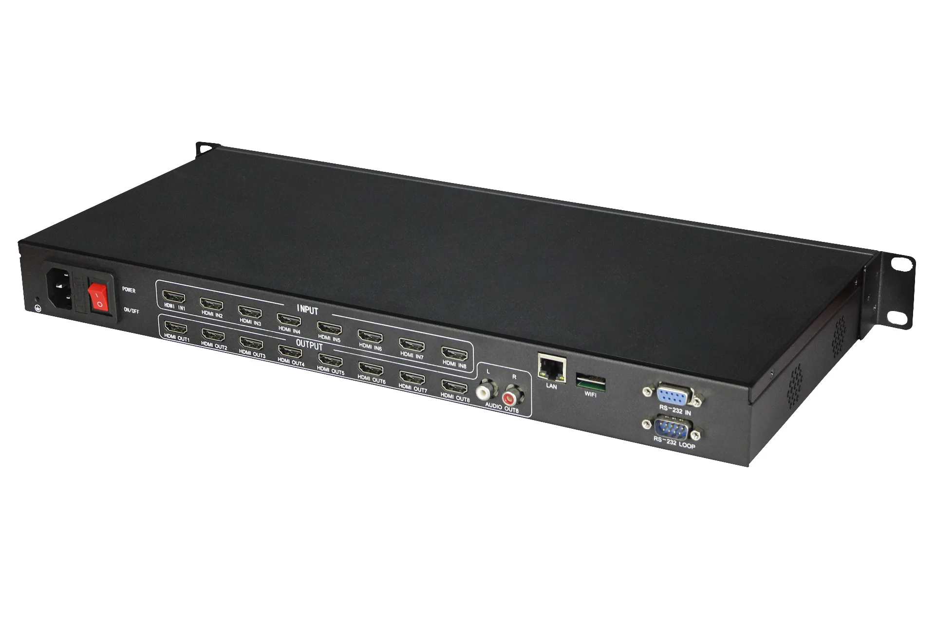 Hdmi Matrix Switcher 8X8 Switch Splitter Converter Hdmi เสียง3840X2160 @ 30Hz