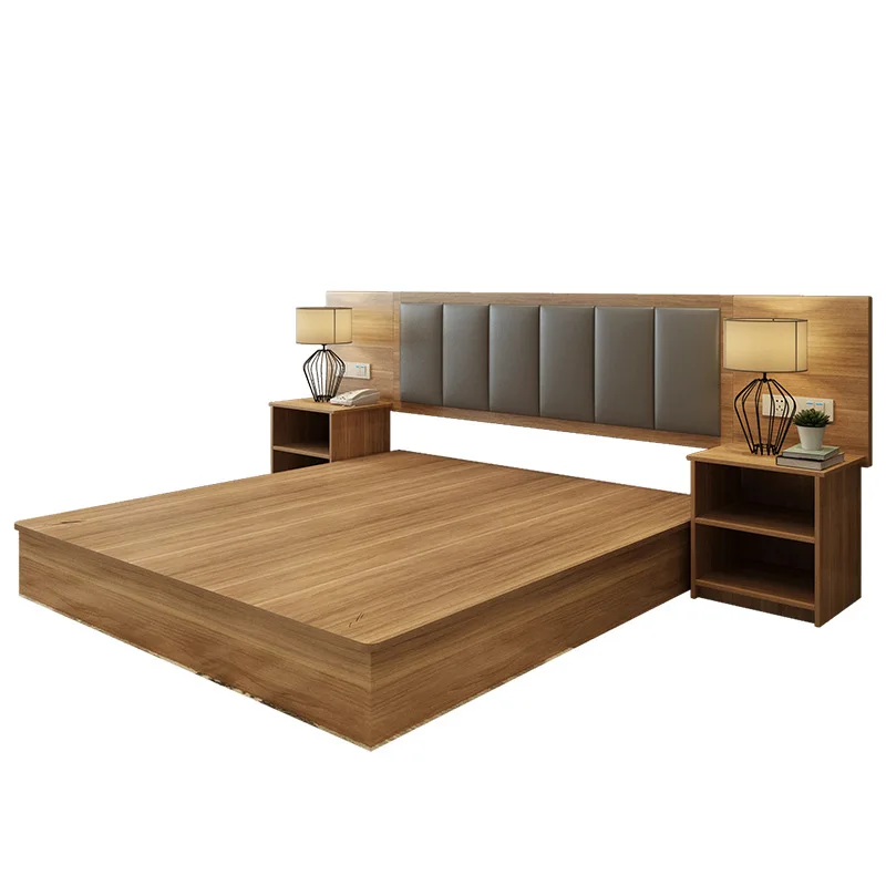 

Modern design wooden hotel furniture set, convenient, practical and durable