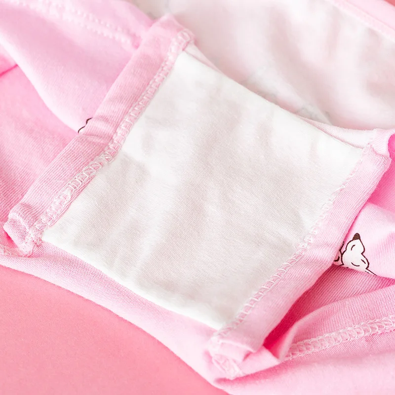 4 Stück/Set Kinder Mädchen Baumwollunterwäsche Niedlicher Meerjungfrauen-Druck Rosa Blau Boxershorts Atmungsaktive Weiche Kinderunterhosen für Mädchen 2-10 Jahre – Detail 12