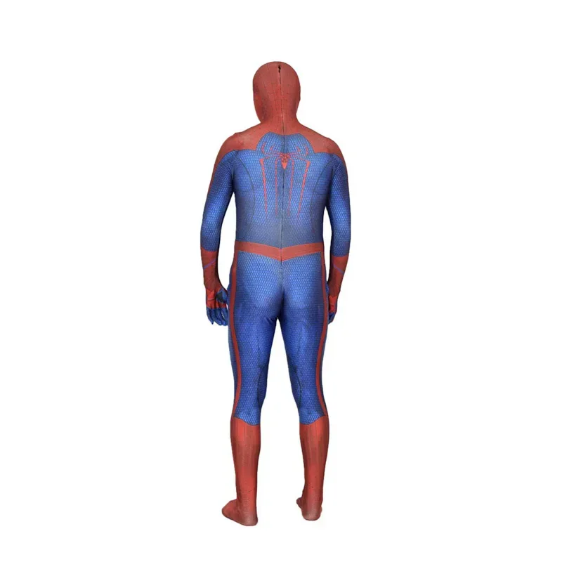 Halloween Men Adults/Kids TASM Spidercosplay Costume The Amazing SuperHero Zentai Suit Boys Male Bodysuit